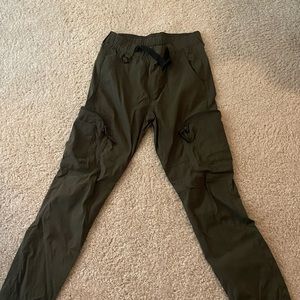 Boy’s wrangler ATG green cargo pants